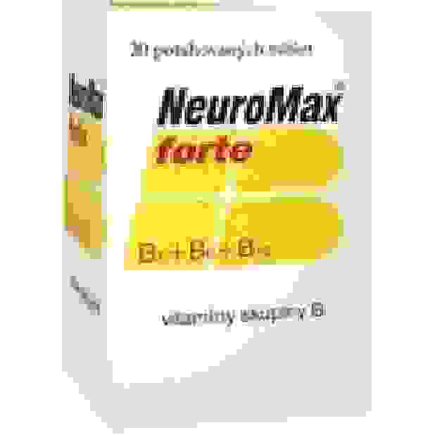 NEUROMAX FORTE 100MG/200MG/0,2MG potahované tablety 20