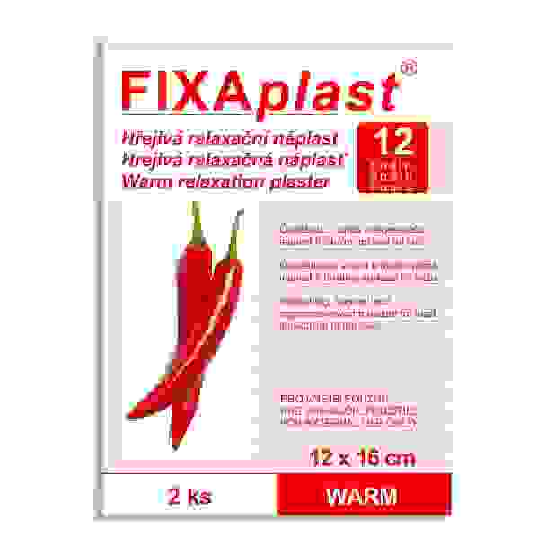 FIXAplast Hřejivá relax. náplast Warm 12x16cm 2ks